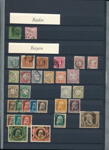 Deutschland Sammlung 1850-1956 mit viel ATM Bund