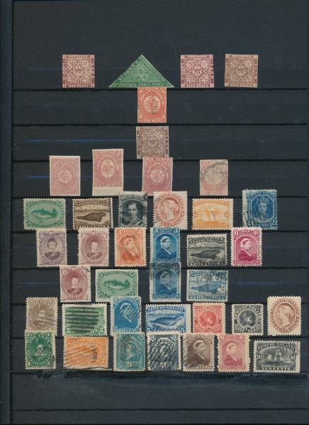 Neufundland 1857-1947 Klassesammlung mit Spitzen