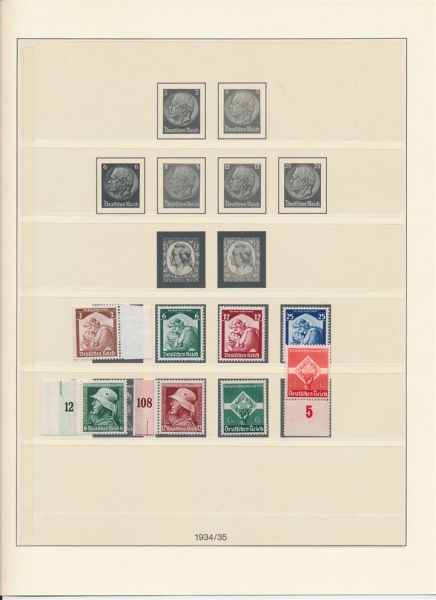 Deutsches Reich 1935-1945 ** fast komplette Sammlung