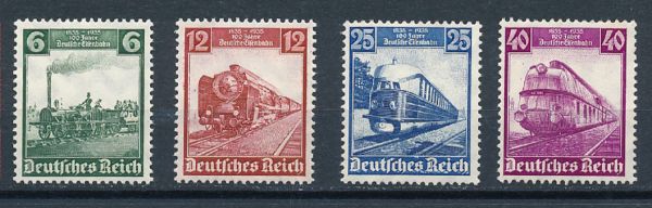 Deutsches Reich Mi.Nr.580-83 ** postfrisch