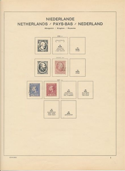 Niederlande Sammlung bis ca. 1970 mit Besseren