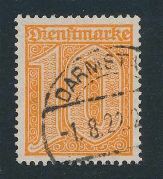 Deutsches Reich Dienst Mi.Nr.65 o Luxus Fotoattest BPP