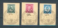 Baden Mi.Nr.47-49 gestempelt Sonderstempel geprüft BPP Baden Mi.Nr.47-49 gestempelt Sonderstempel geprüft BPP
