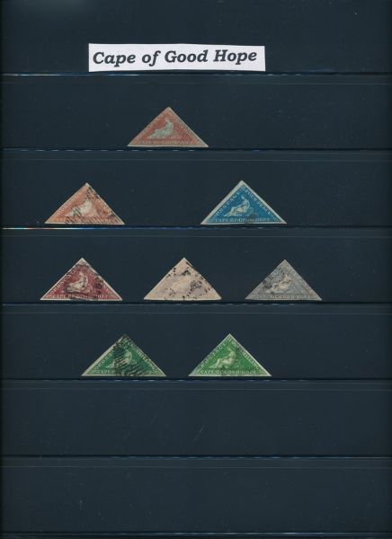 KAP DER GUTEN HOFFNUNG -Dreiecke: Sehr Große Sammlung