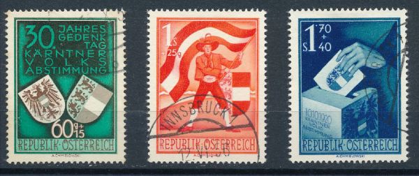 Österreich Mi.Nr. 952-54 gestempelt