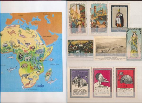 Afrika - Vignetten:Interessante alte Sammlung im Album