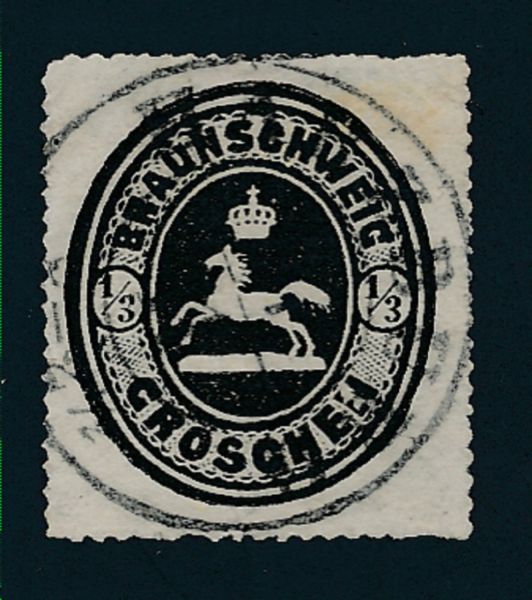 Braunschweig Mi.Nr.17 gestempelt geprüft