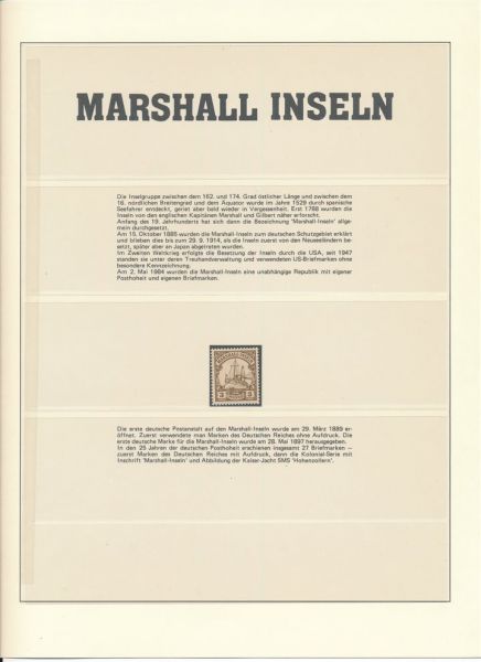 Marshall-Inseln 1984-1995 ** Sammlung in zwei Alben