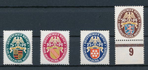 Deutsches Reich Mi.Nr.398-401 ** postfrisch