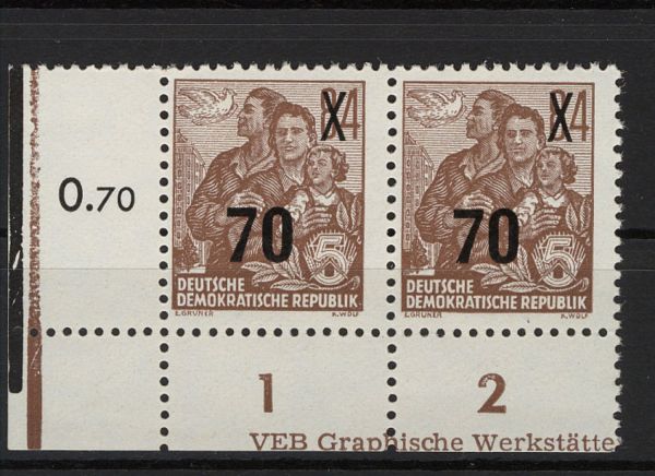 DDR Mi.Nr.442 Teil DV **