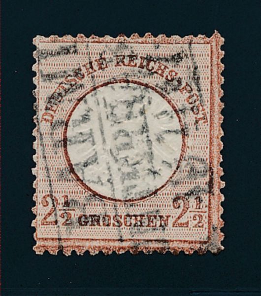 Deutsches Reich Mi.Nr.21b gestemp. Lux Fotoattest BPP