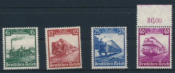 Deutsches Reich Mi.Nr.580-583 ** postfrisch