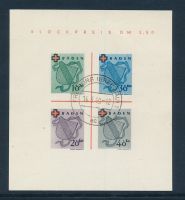 Baden Block 2 II gestempelt Luxus Fotoattest BPP Baden Block 2 II gestempelt Luxus Fotoattest BPP