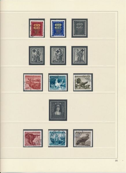 Liechtenstein 1945-1990 Interessante Sammlung gestemp.