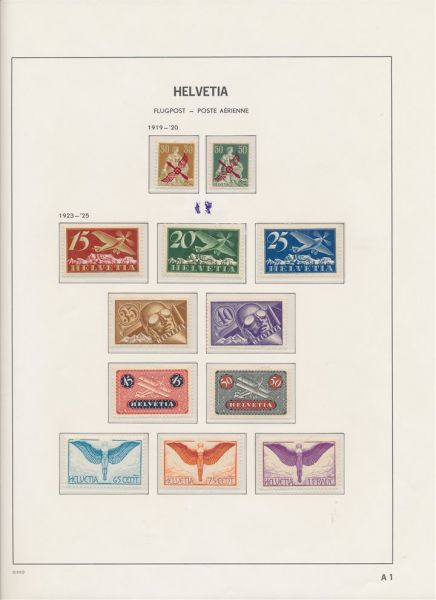 Schweiz 1907-1960 Tolle Sammlung */** mit Bl.1+5