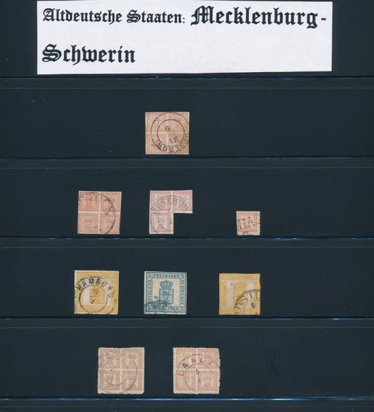 Mecklenburg Schwerin+Strelitz: Interessante Kollektion