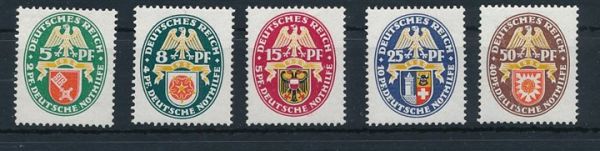 Deutsches Reich Mi.Nr.430-34 ** Luxus Fotobefund BPP