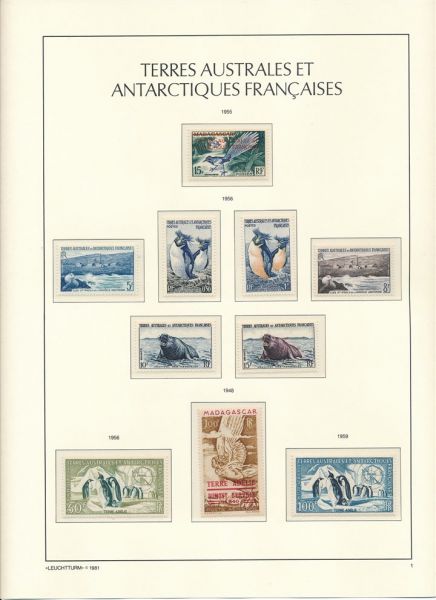 Franz.Gebiete Antarktis,Mayotte+Reunion Gr.Sammlung **