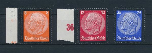 Deutsches Reich Mi.Nr.551-53 ** postfrisch (130.-Euro)