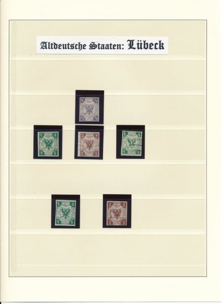 Lübeck Interessante Kollektion mit guten Ausgaben