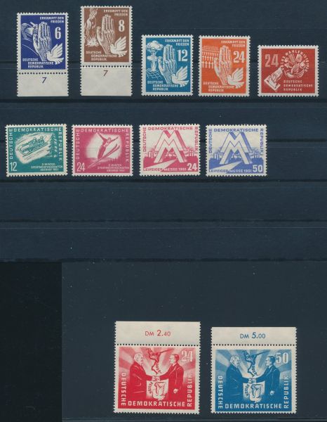 DDR Mi.Nr.275-285 ** postfrisch (MIchel 128.-Euro)