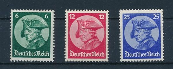 Deutsches Reich Mi.Nr.479-81 ** Luxus Fotobefund BPP