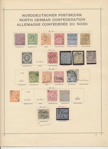 Norddeutscher Postbezirk Interessante Sammlung