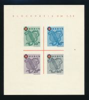 Baden Block 2 postfrisch (ohne Gummi wie verausgabt) Baden Block 2 postfrisch (ohne Gummi wie verausgabt)