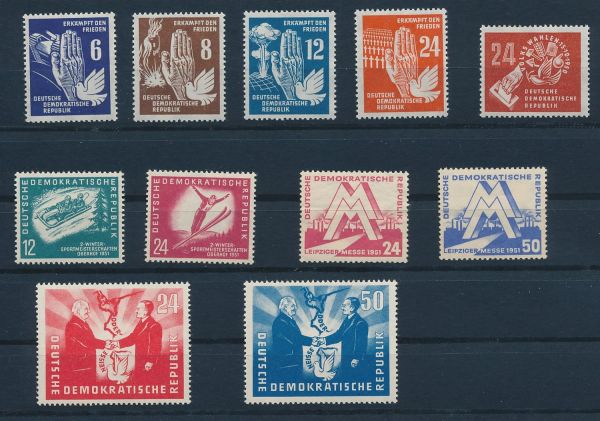 DDR Mi.Nr.275-285 ** postfrisch (MIchel 128.-Euro)