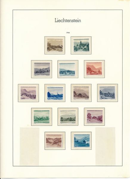 Liechtenstein 1944-1977 ** Gute Postfrische Sammlung