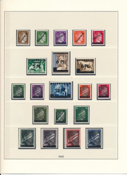 Österreich 1945-2001 ** postfrische Sammlung in 5Alben