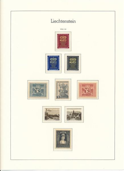 Liechtenstein 1945-1995 Komplette Sammlung**postfrisch