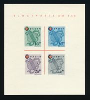 Baden Block 2 postfrisch (ohne Gummi wie verausgabt) Baden Block 2 postfrisch (ohne Gummi wie verausgabt)