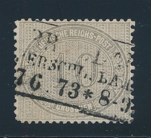 Deutsches Reich Mi.Nr.12 Ortsstempel Luxus Fotoattest