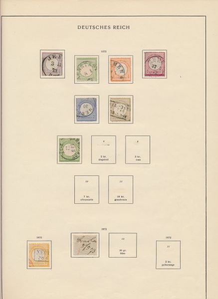 Deutsches Reich 1872-1945 Generalsammlung, meist o