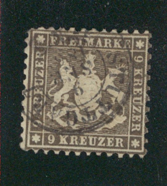 Württemberg Mi.Nr. 28 d gestempelt