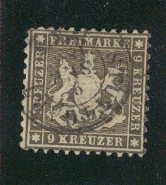 Württemberg Mi.Nr. 28 d gestempelt