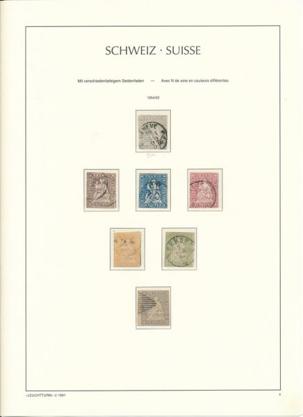 Schweiz 1850-1978 gestempelt fast komplett mitBefunden