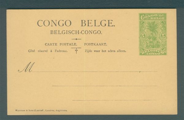 Belgisch Congo: Umfangreiche Sammlung Ganzsachen