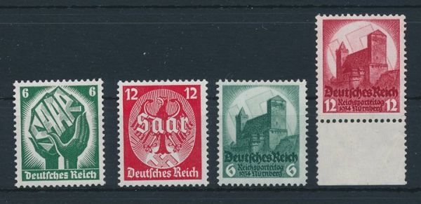 Deutsches Reich Mi.Nr.544-47 ** postfrisch (175.-Euro)