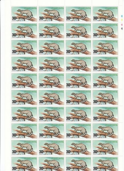 Philippinen Mi.Nr.1281-1286 Tiere ** 360 mal