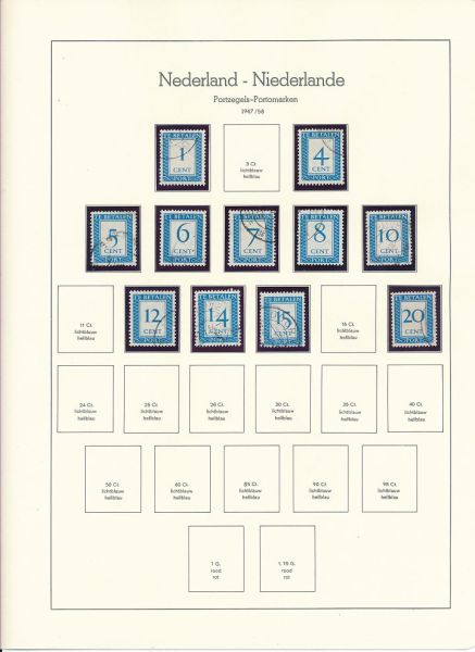 Niederlande 1945-1984 Interessante Sammlung