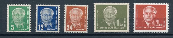 DDR Mi.Nr. 322-26 ** postfrisch