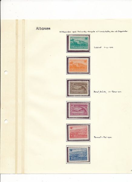 Albanien 1945-1968 Gut besetzte **postfrische Sammlung